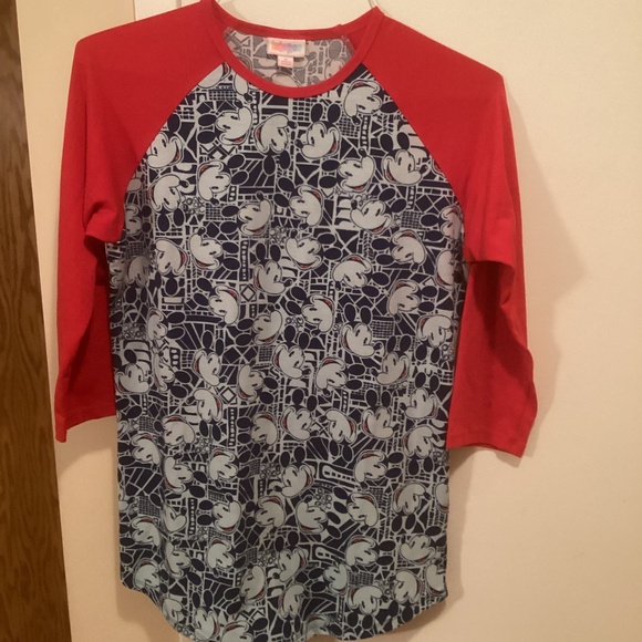 Mickey Mouse 3/4 sleeve top (S) - Picture 1 of 4